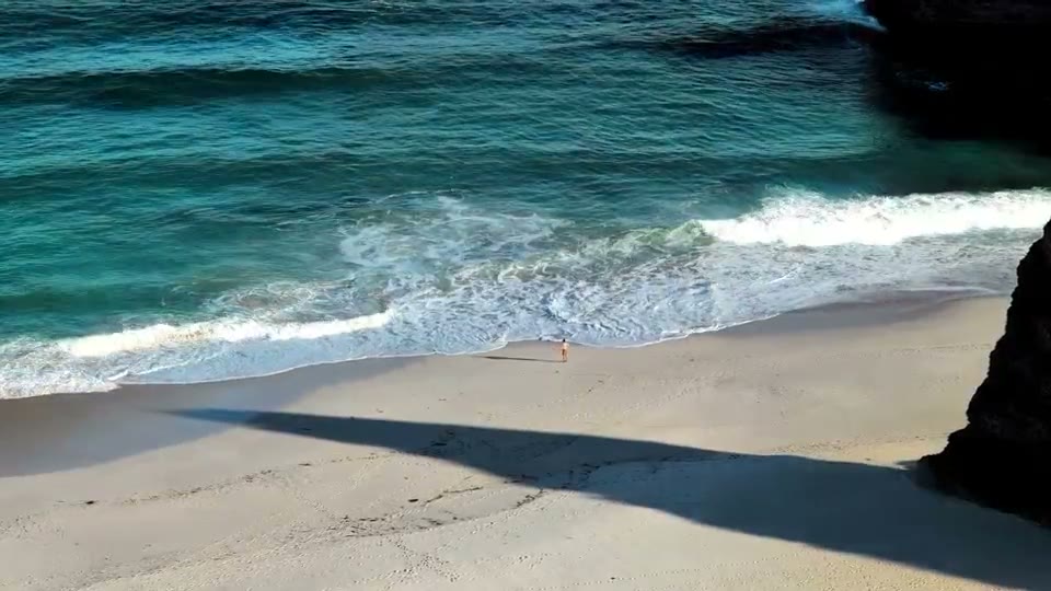 Illustration for extending beach and coastal footage with AI